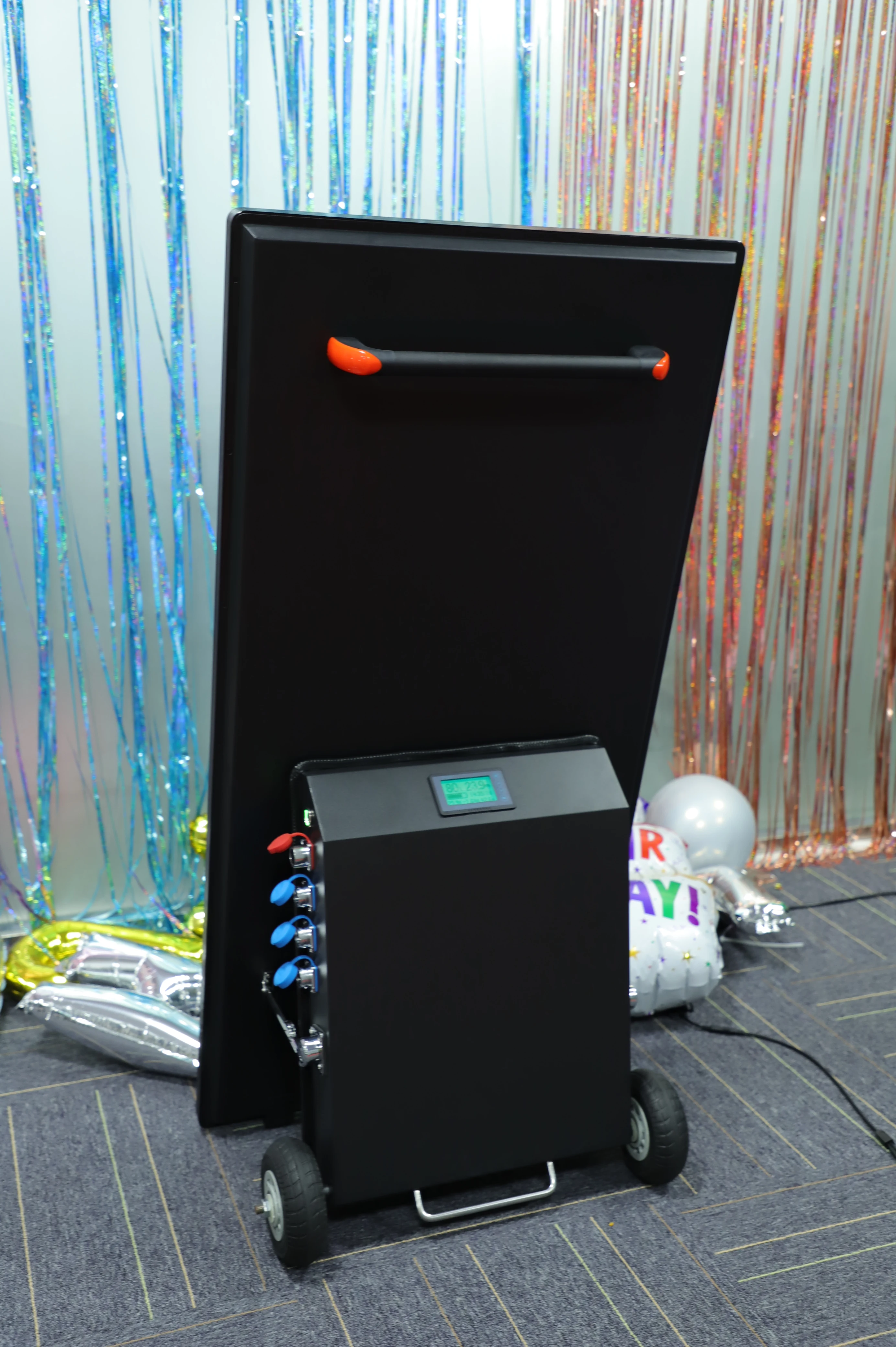 Outdoor Digital Display Screen Signage Advertising Player Mobile Advertising Machine Waterproof Smart Advertisement With Wheels