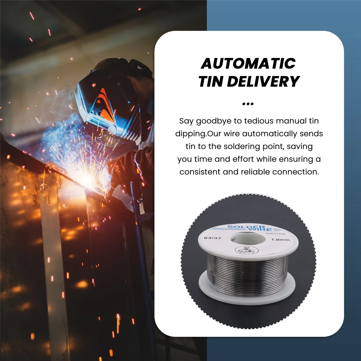 A20M 10 قطعة 1.0 مللي متر 63/67 سلك لحام لأداة لحام تلقائيًا باليد التدفئة تلقائيا إرسال أداة القصدير