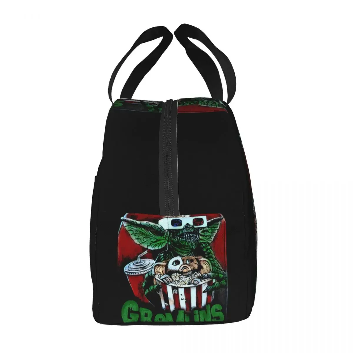 Custom Gizmo Mogwai Gremlins Lunch Bag Resuable Cooler Thermal Insulated Lunch Box for Outdoor Camping Picnic Food Tote Bags