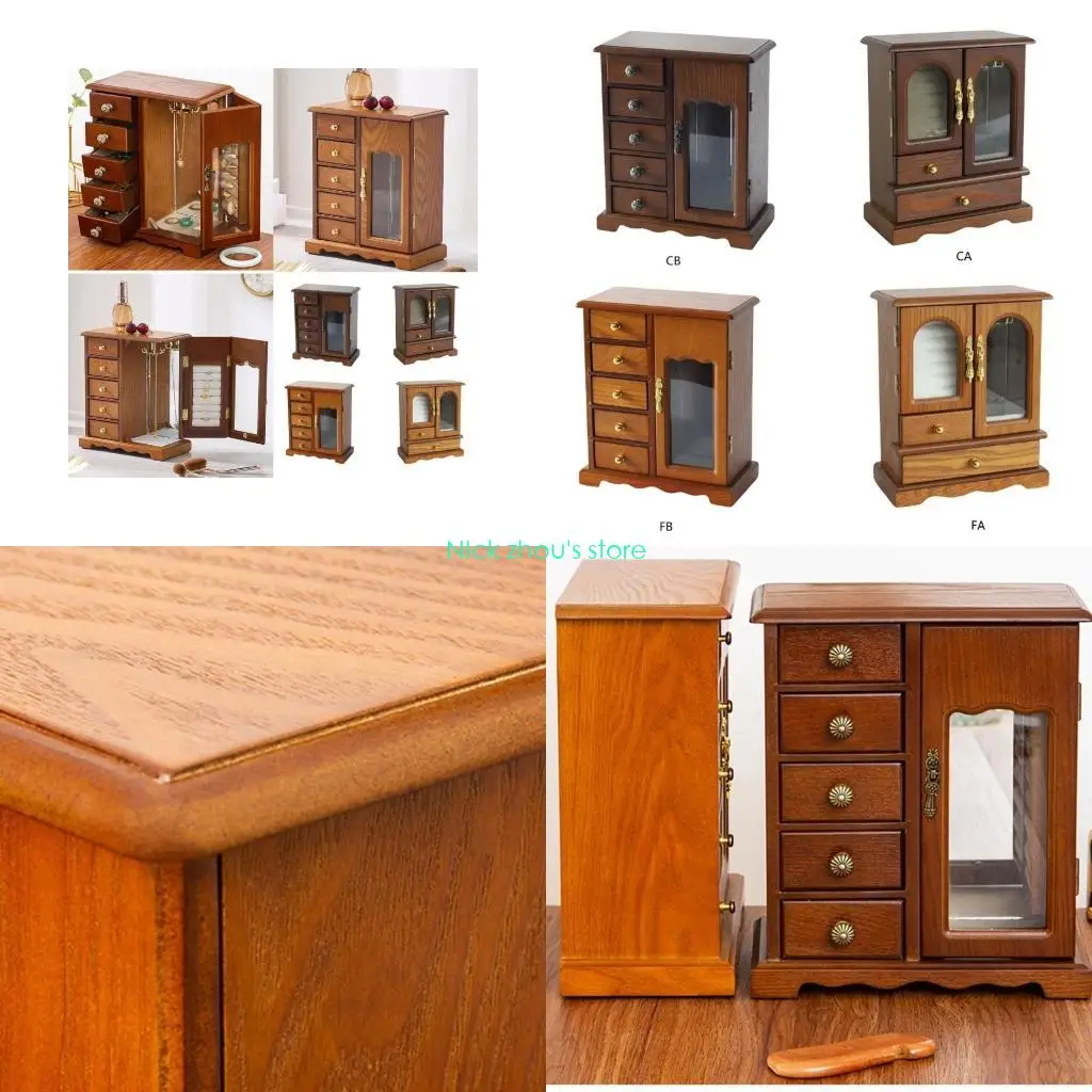 

E15E Artistic Jewelry Storage Box Necklace Organizers for Necklace and Earring