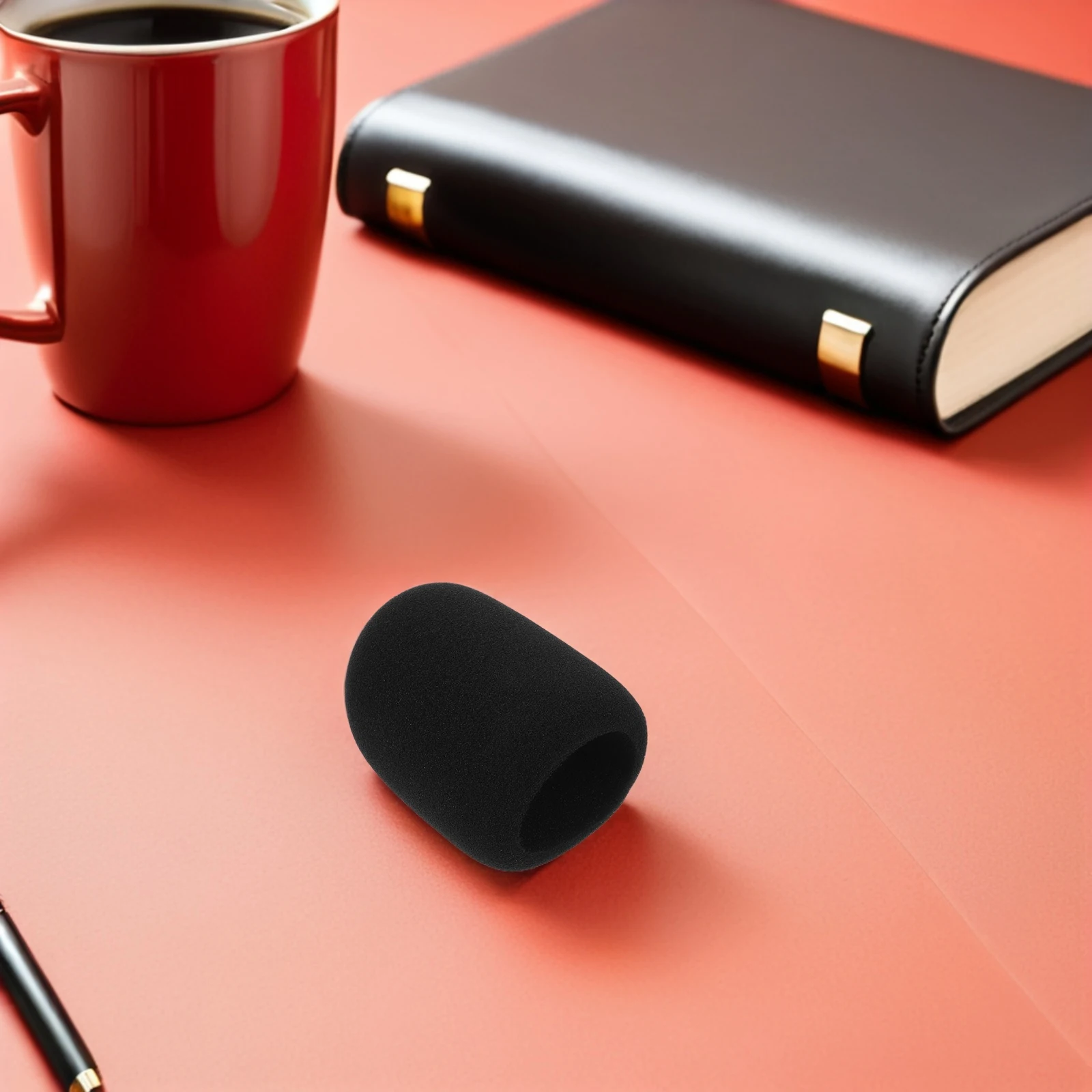 

5Pcs Microphone Windscreen Muff Universal Sponge Cover Noise Reduction Sleeve for Karaoke Streaming Recording Mic Wind Cover