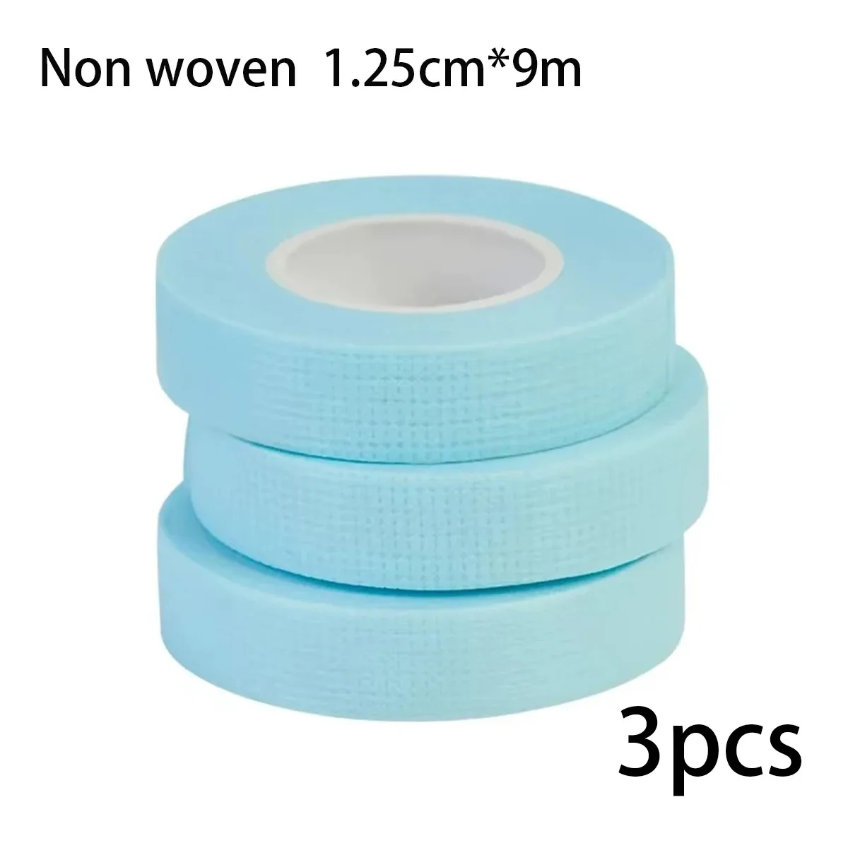 Wimpernband, transparenter Klebestoff, 9 m/10 Yard/Rolle, selbstklebendes, atmungsaktives Mikroporen-Stoffband für die Wimpernverlängerungsversorgung