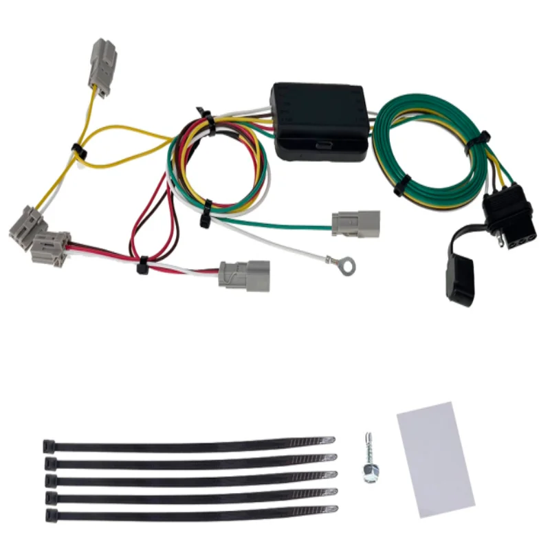 Trailer harness accessory 4-pin 3-to-2 converter suitable for Honda Accord 2009