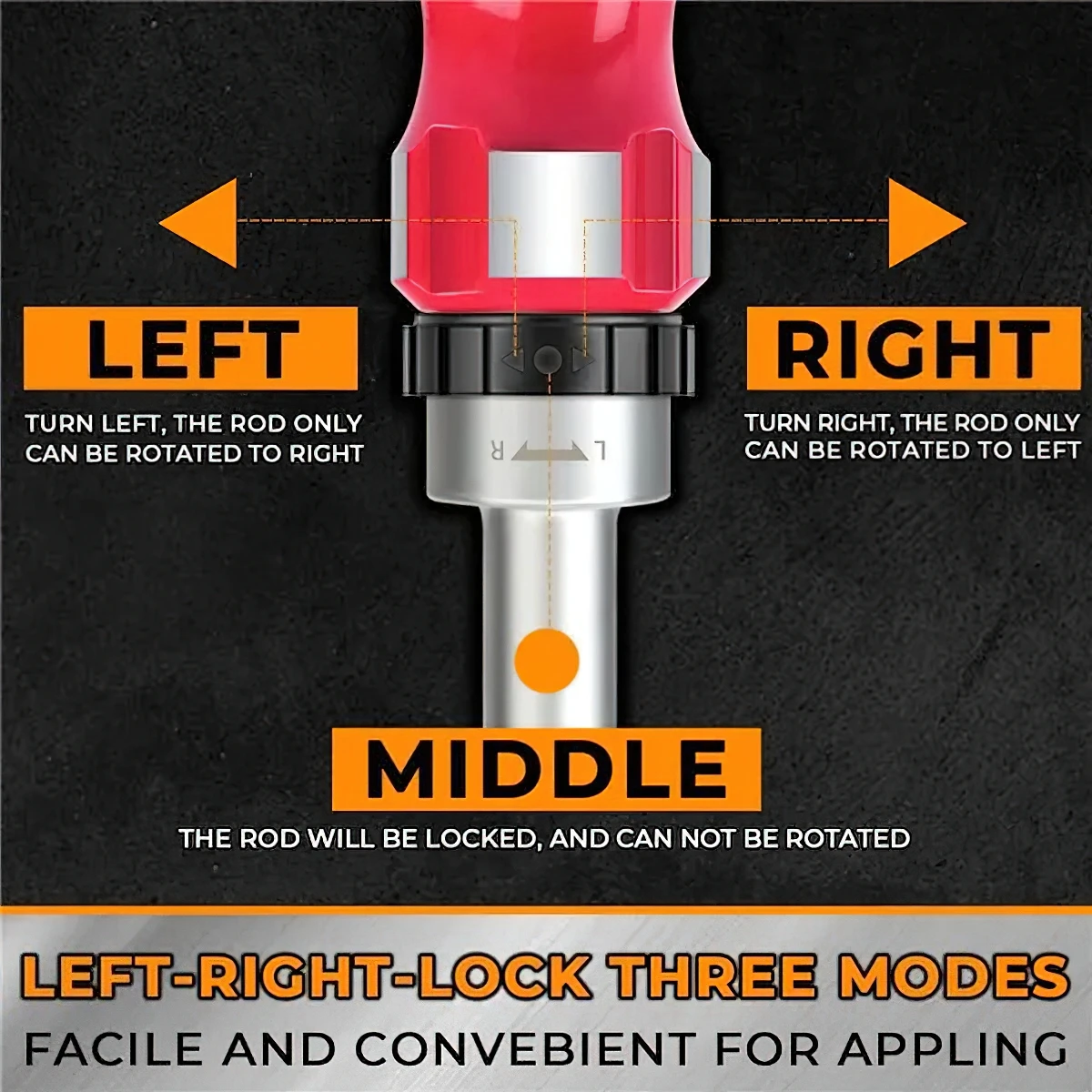 เปลี่ยนไขควงบิต 1/4 นิ้ว Hex Shank Magnetic Tip Ratchet ไขควงประแจจับสําหรับ Torx Flat Phillips Bit