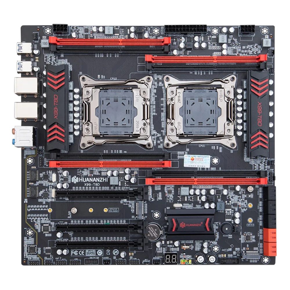

HUANANZHI X99-T8D DUAL Motherboard LGA 2011-3 XEON X99 Motherboard Support CPU E5 Series