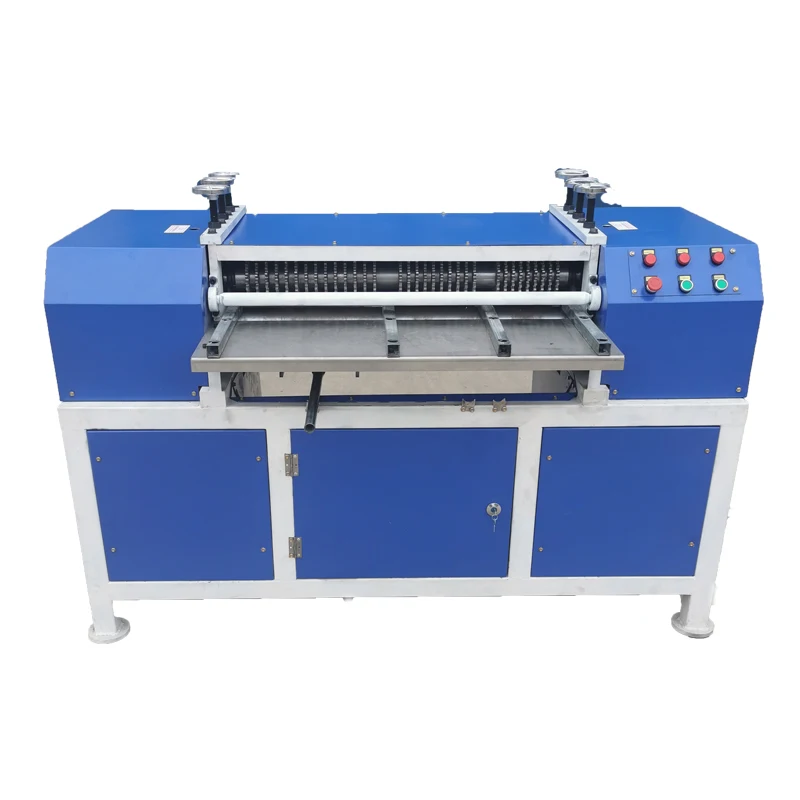 Old air conditioner radiator copper tube aluminum separator scrap copper tube disassembly machine