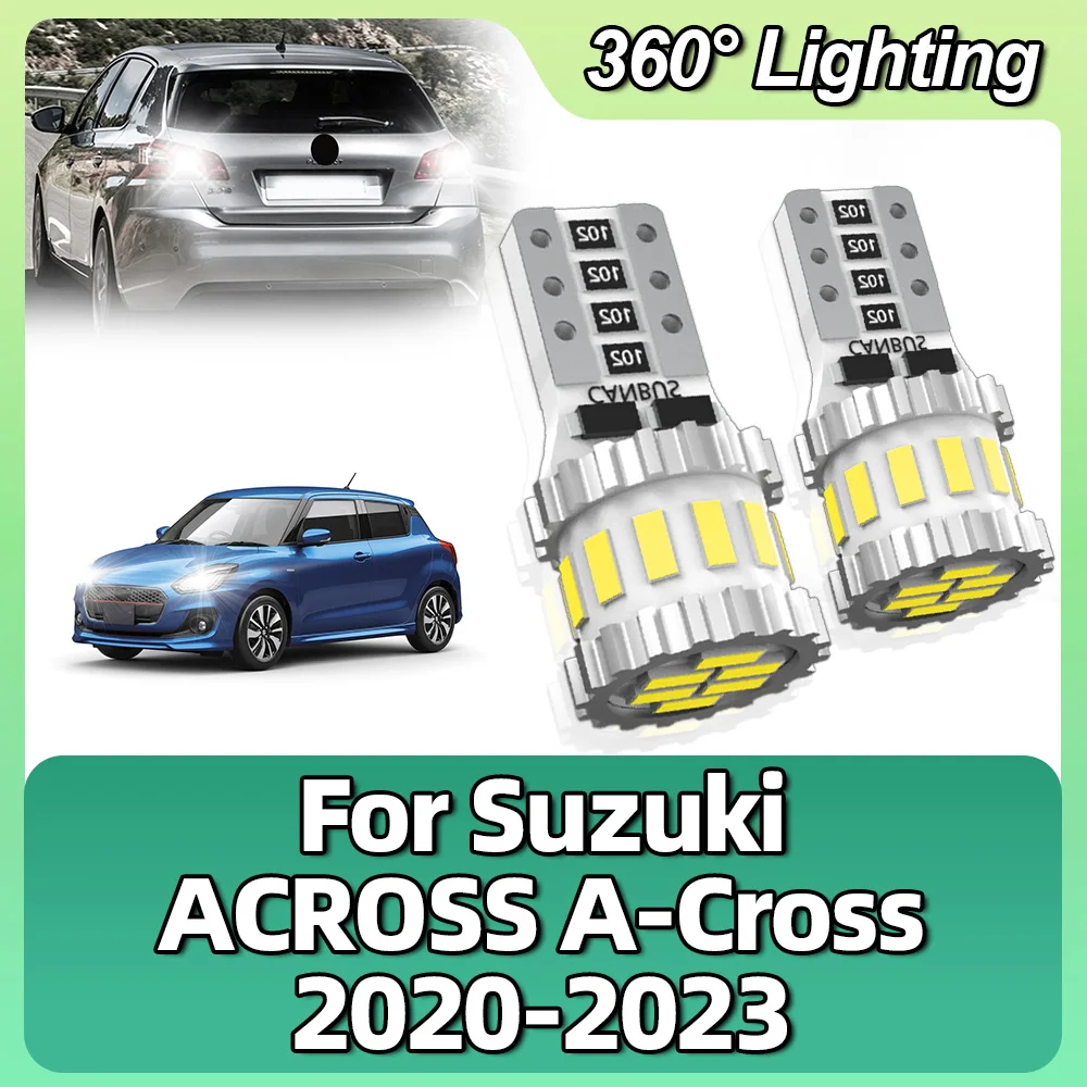 For Suzuki ACROSS A-Cross 2020 2021 2022 2023 LED T10 W5W Bulbs Canbus 6000K Car Interior Parking License Plate Clearance Lights