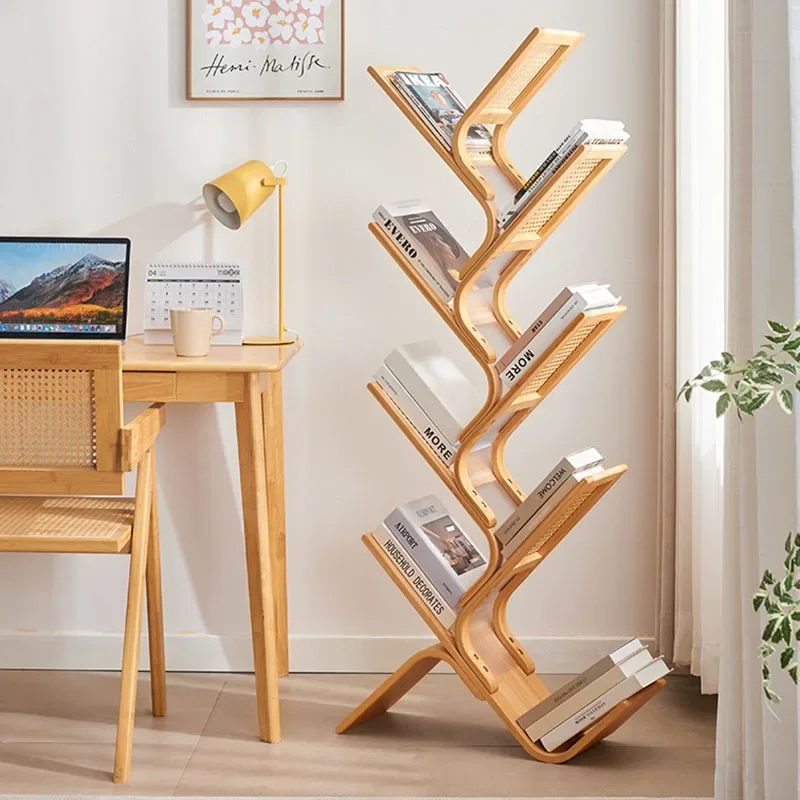 Corner Shelf Kids Bookshelf Library Book Aesthetic Room Furniture Modern Living Magazine Rack Display Stand Estantes Storage