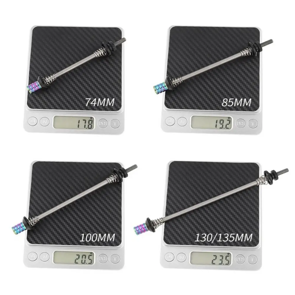 74mm/85mm/100mm Quick Release Skewers 130-135mm Ultralight Bicycle Quick Release Lever MUQZI Cycling Bicycle Steel Skewers