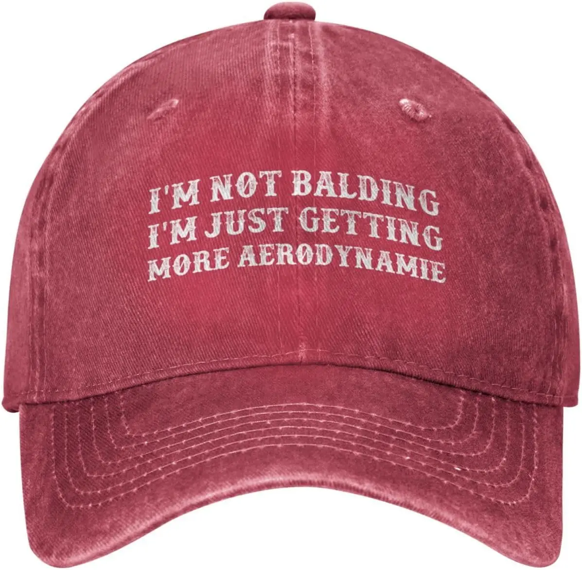 I'm Not Balding I'm Just Gettings More Aerodynamic Hat Women Baseball Caps Fashionable Hat