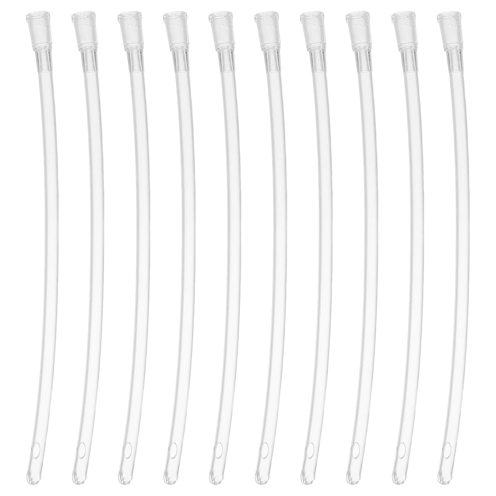 

10Pcs Clear Parrot Feeder Tubes Soft Flexible Feeding Tool for Birds Delivery Ideal Hand Feeder Replacement Parts