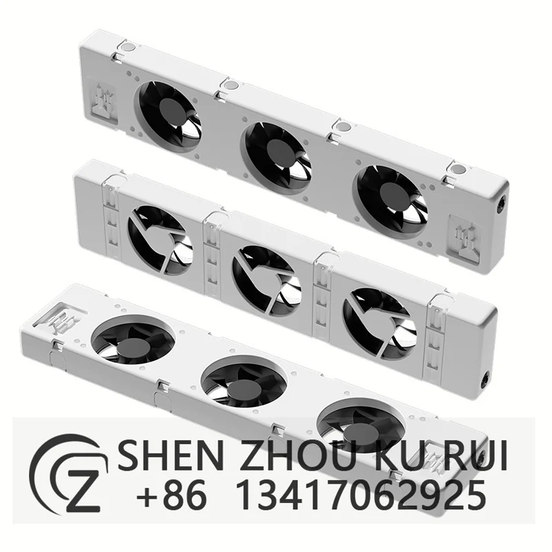 Speed Comfort Three Sets 12V Fan Motor Convection Heat-Optimized Air Ventilator EU Radiator Ventilator  length cooling fan set