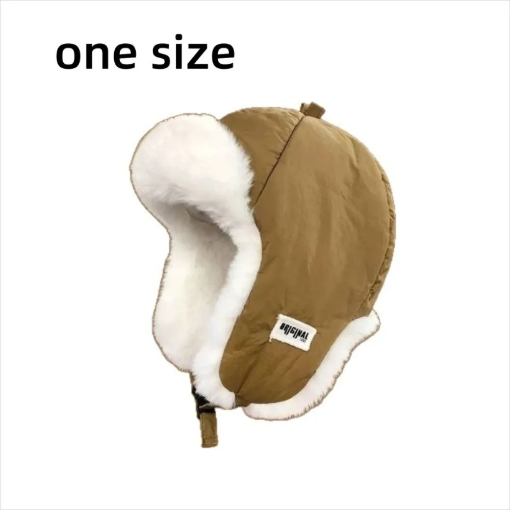 Regali Cappello Lei Feng invernale da donna spesso senza grondaia Cappelli in cotone caldo ricamato Protezione per le orecchie Berretto bomber da sci