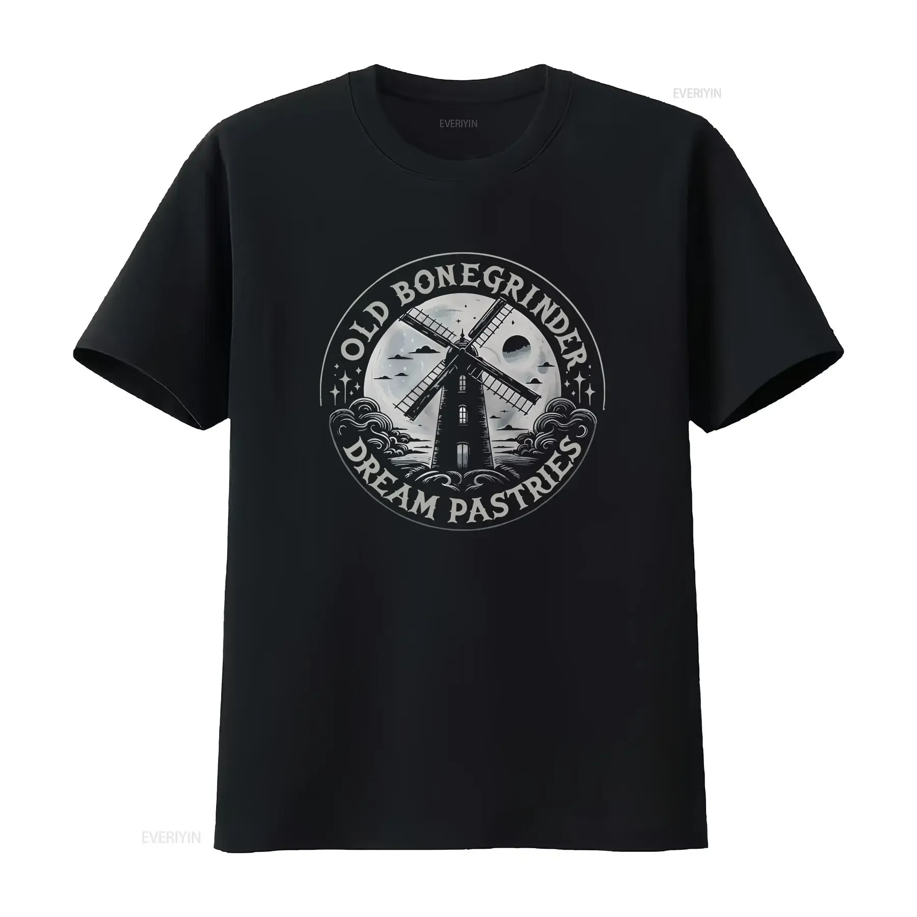 Old Bonegrinder Dream Pastries T Shirt D Curse of Strahd Inspired Dark Fantasy RPG Creepy Tabletop Gaming Apparel for Horror