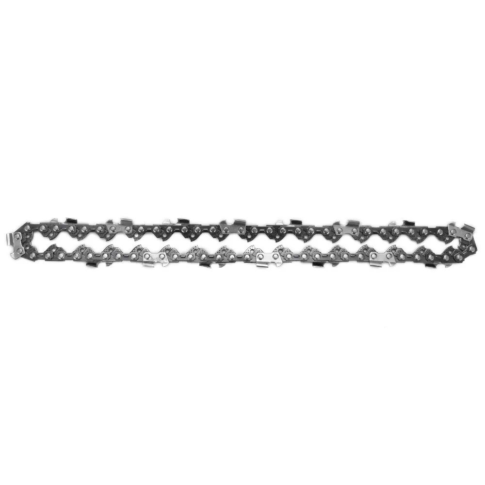 Durable Dark Silver Mini Electric Chainsaw Chain Portable Compact Handheld Pruning Saw Chain Steel Replacement Saw Chain