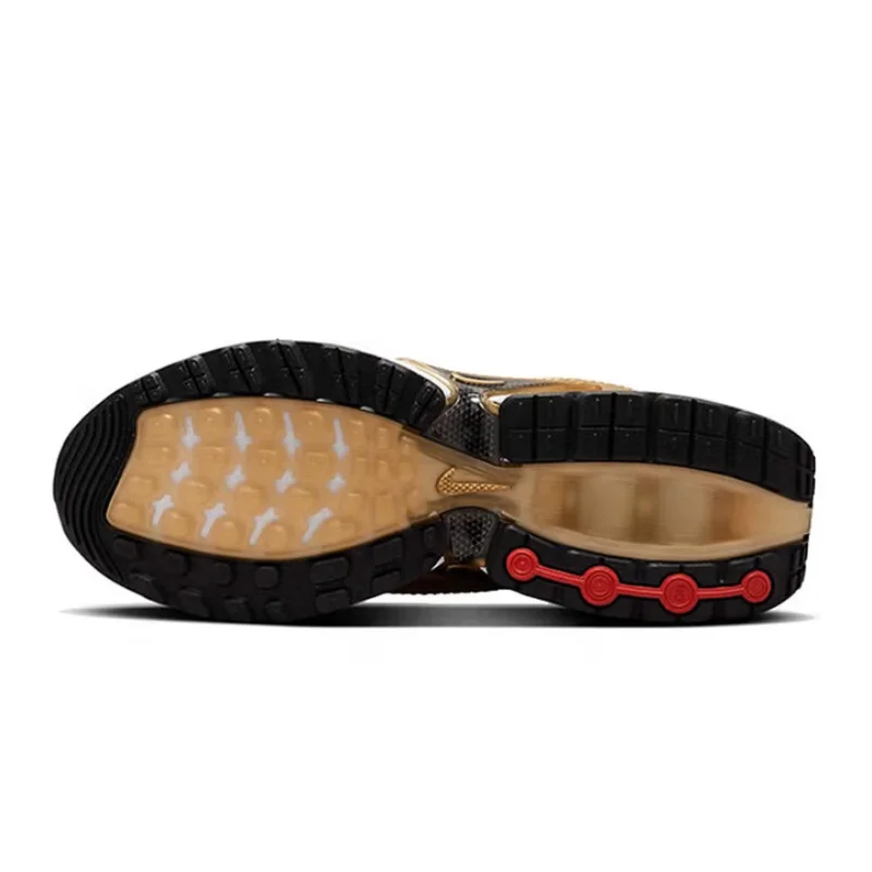 حذاء Nike ذو وسادة هوائية مرئية مزدوجة الغرفة، مقاوم للاهتراء، حذاء جري نسائي خفيف الوزن، تصميم حذاء مستقبلي جديد، متين، مريح، حذاء جري للتدريب، مخطط ألوان عالي الجودة Hj9638-700، نموذج شعبي للتنقل #5