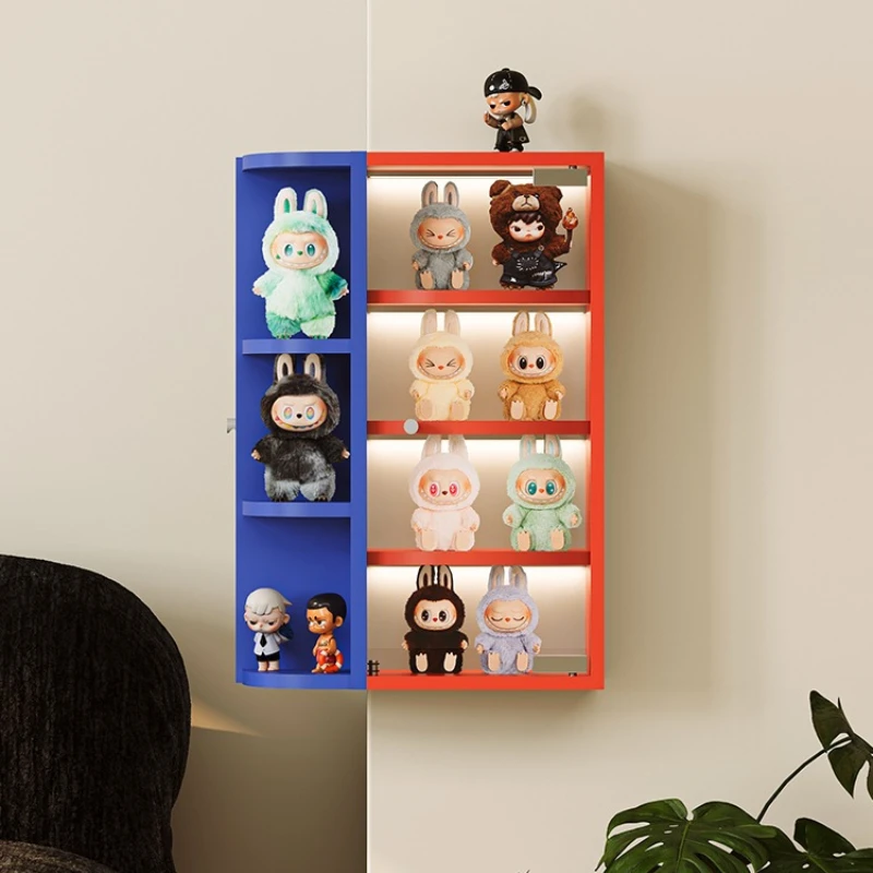 The original blind box cabinet, dopamine paint figure cabinet