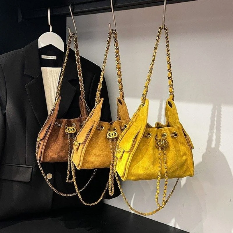 Bolso de hombro de diseñador famoso para mujer, elegante marca de lujo de cuero con múltiples bolsillos funcionales