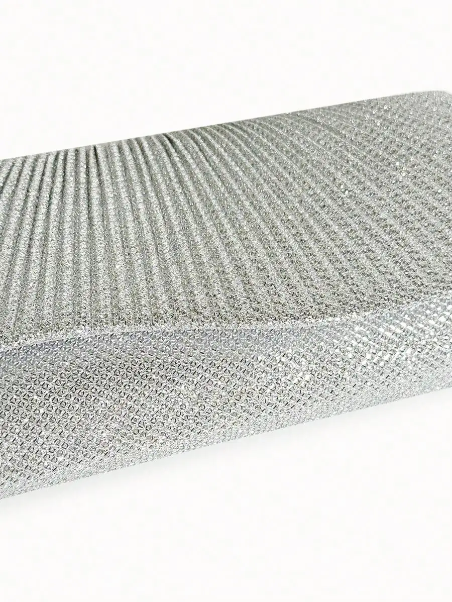 

Rhinestone Decorated Mini Clutch Bag For Evening Party Wedding