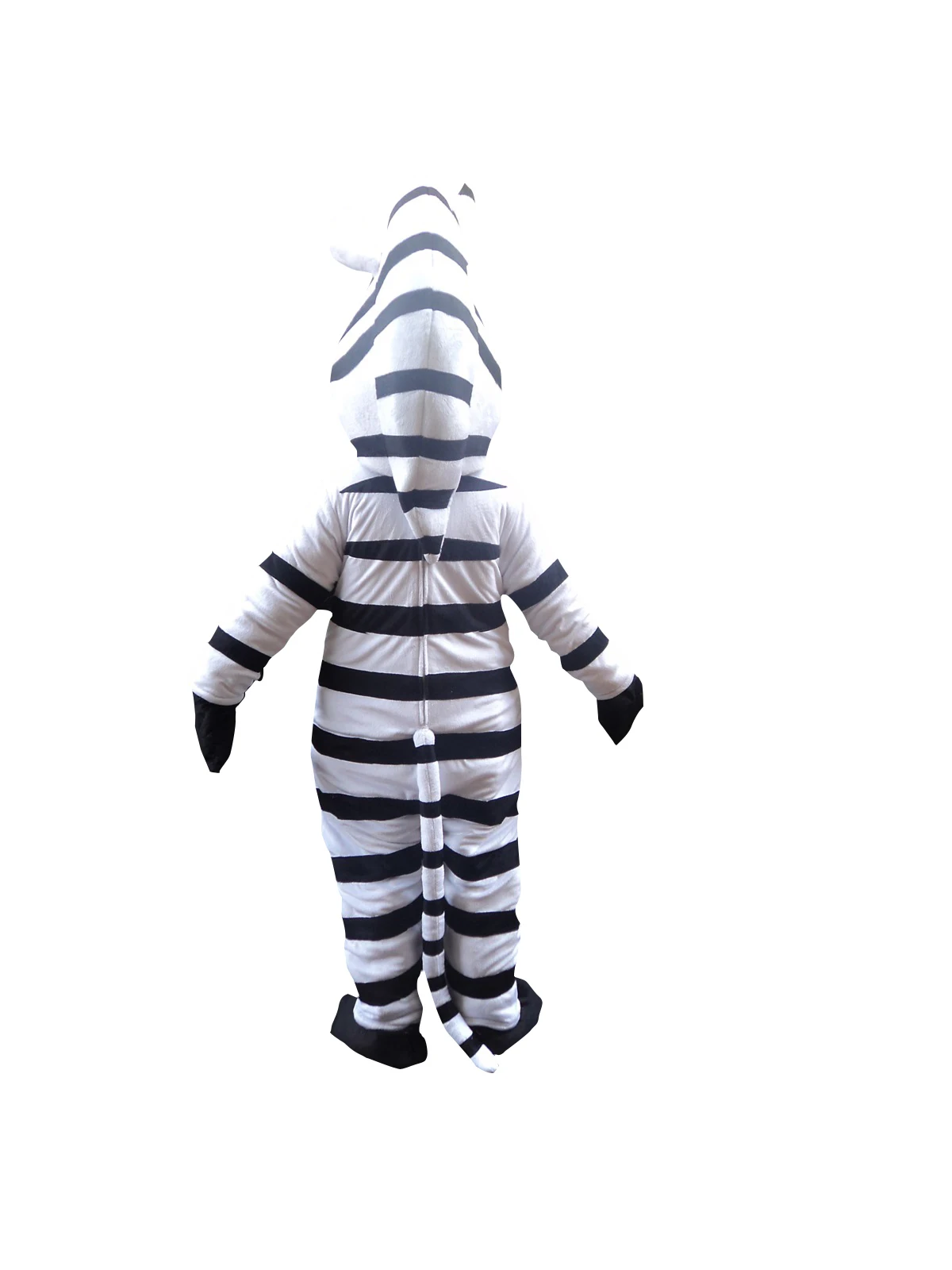 Zebra Mascot Cosplay Trajes, Vestido extravagante, Roupa Halloween