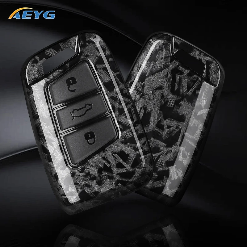 ABS Auto Smart Key Abdeckung Hülle Schlüsselanhänger für VW Volkswagen Passat B8 Magotan für Skoda Superb A7 Kodiaq Seat Schlüsselanhänger Zubehör