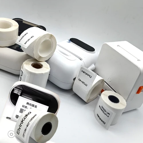 Imagen 2 del producto 8 rollos de papel térmico autoadhesivo para impresora de etiquetas M110/E210/P50/PT-260, Compatible con máquina Phomemo M220 M200