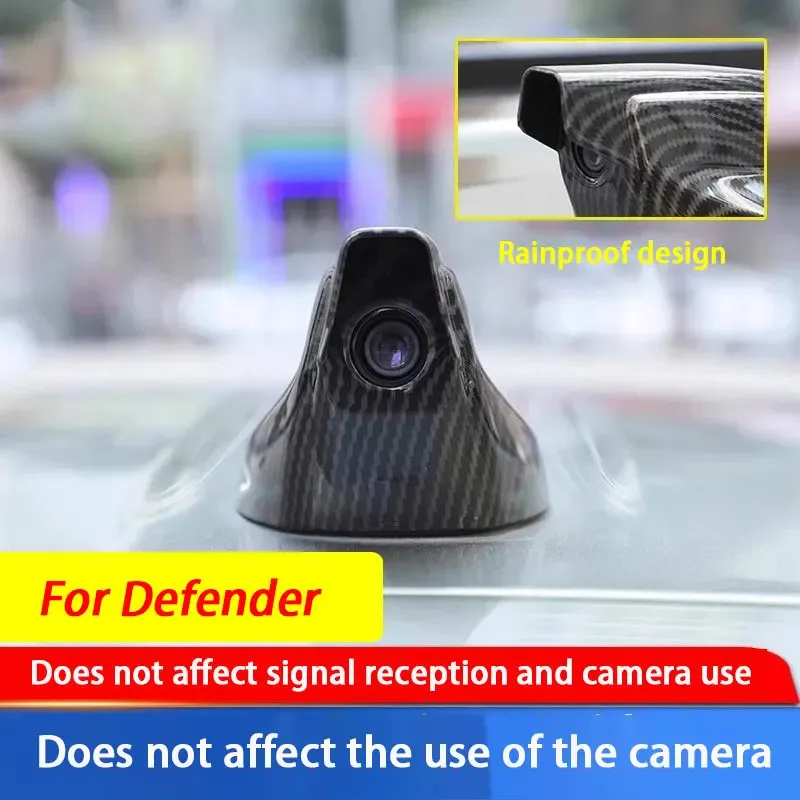 

Carbon Fiber Car Modification Shark Fin Antenna Cover Trim For Land Rover Defender 90 110 130 L663 2020-2025 Sticker Accessories