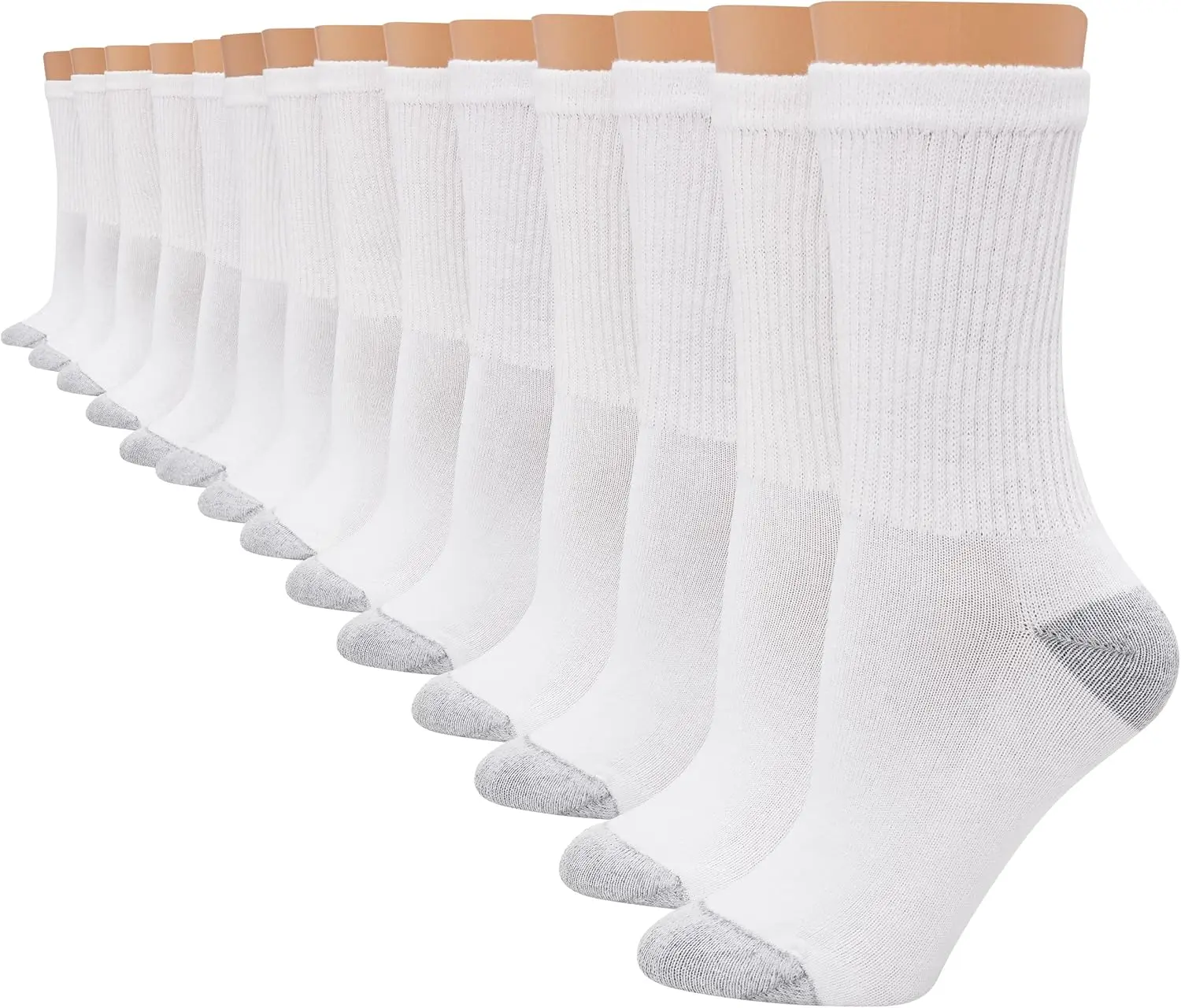 

Women's Moisture-Wicking Cushioned Athletic Socks 14 Pack - Crew, Ankle, No-Show
