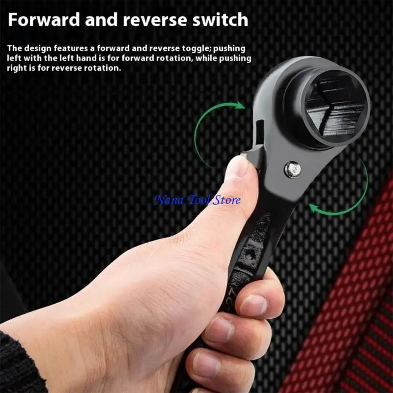 31GJ 2 طريقة عكسها مفتاح بانة تكوين رأس مزدوج 4 وضع وظيفي قبضة مريحة أداة المهنية #5