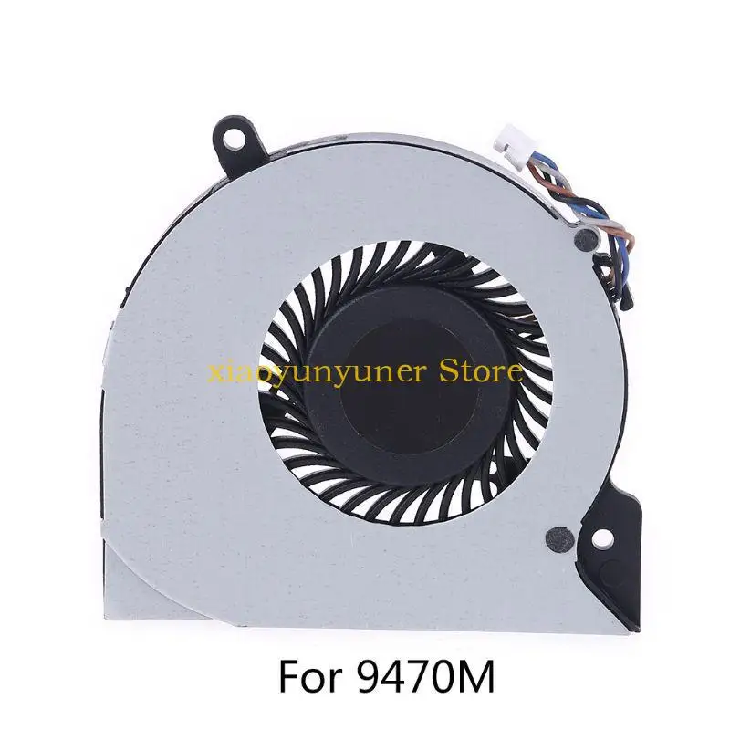 P9JB Laptop CPU Fan DC5V 4P Koel Radiator Forhp Elitebook Folio 9470M 702859-001