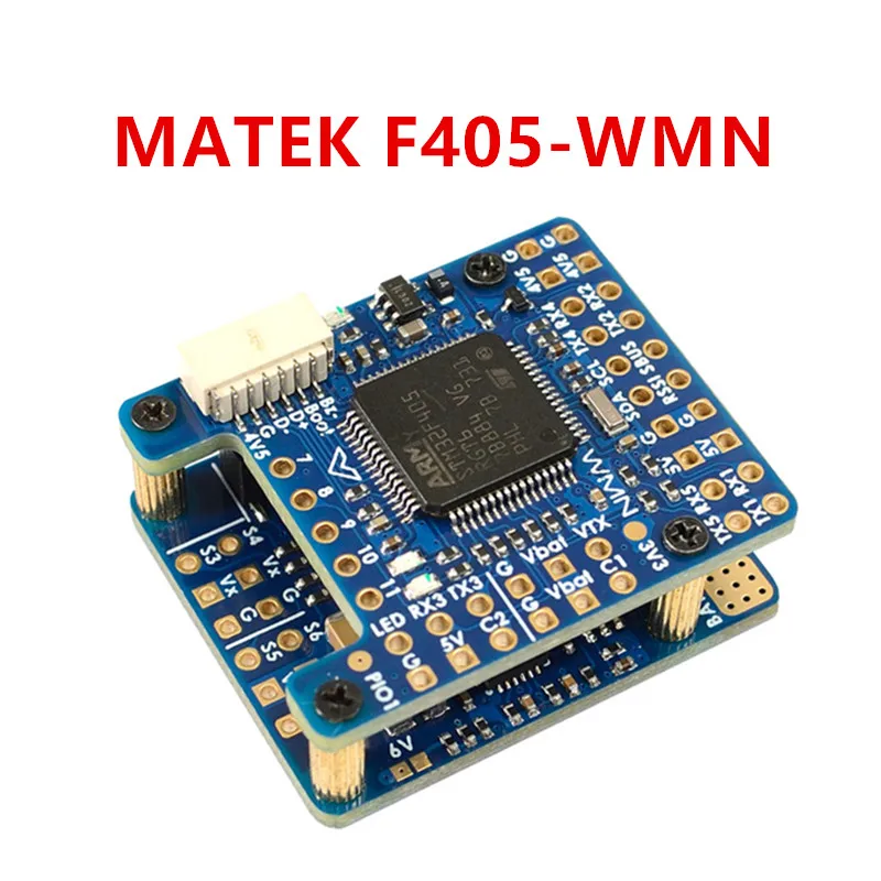 

Matek F405-WMN FLIGHT CONTROLLER ArduPilot / INAV Baro/Blackbox/OSD Support Analog / HD VTX For RC Airplane Drone