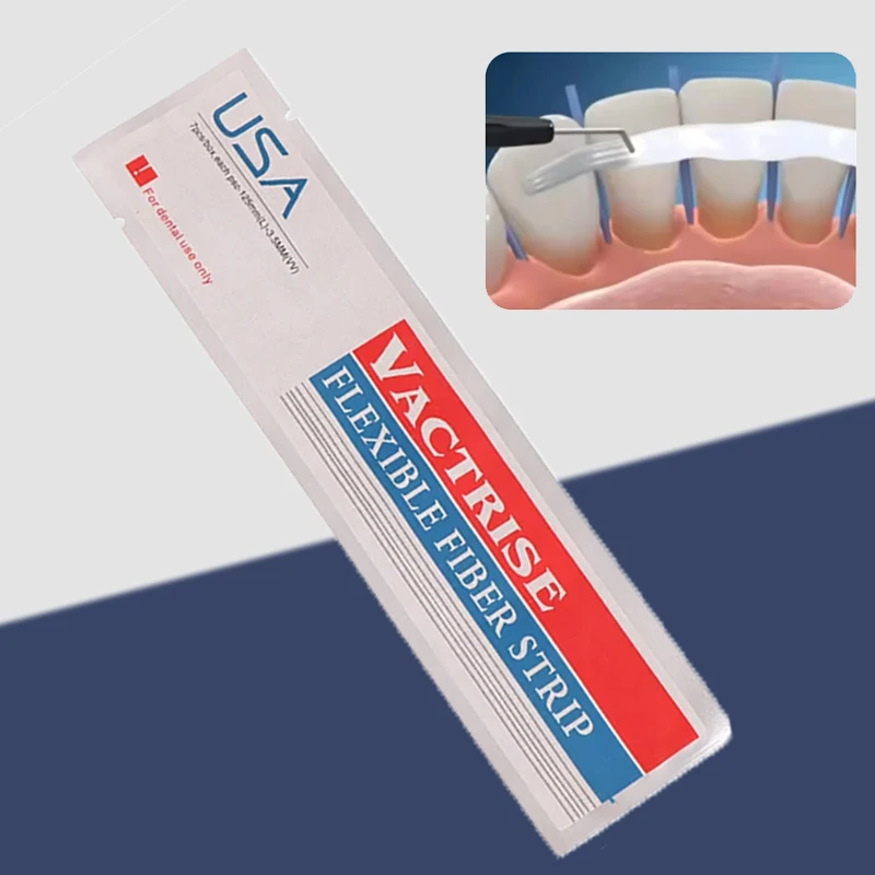 

Professional Dental Flexible Fiber Strip Light Cure Splinting for Loose Teeth & Orthodontic Retainers Bonding
