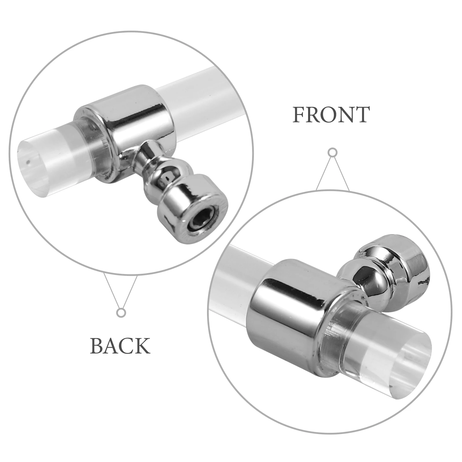 

Sturdy Door Handle Kitchen Cabinet Dresser Cupboard Pull Wardrobe Grip Furniture Handles Smooth Touch Easy Install Elegant