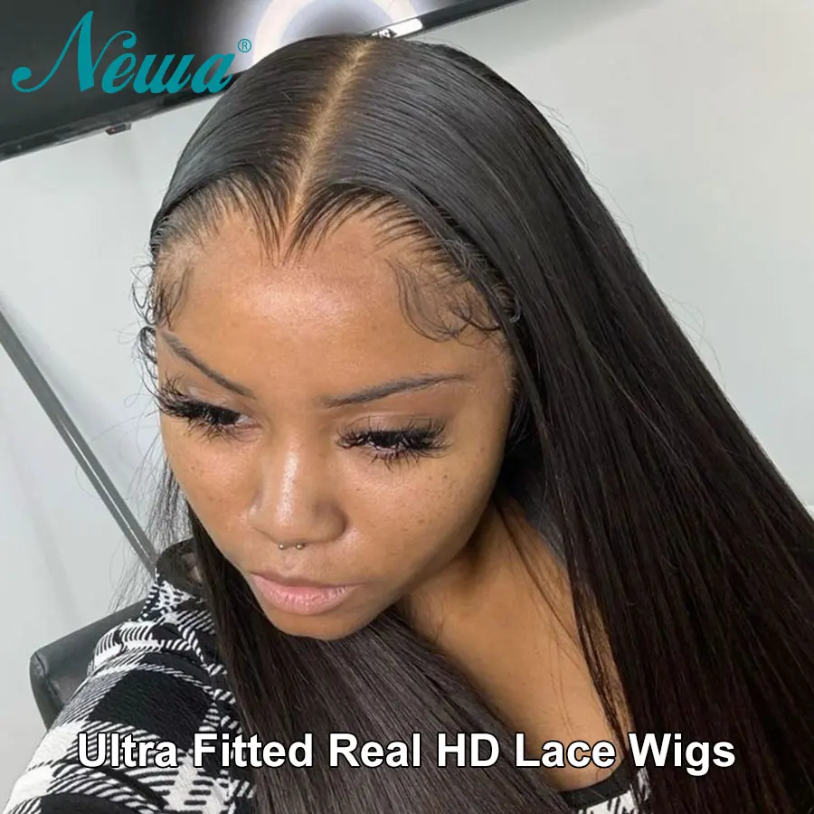 Real HD Lace Melt Skins 13x6 Full Frontal HD Lace Wig Straight 13x4 Lace Frontal Human Hair Wigs Pre Plucked Bye Bye Knots