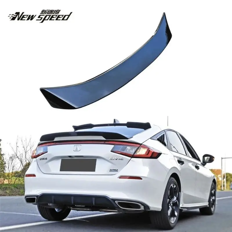 

For 11th Gen Hatchback Civic MG Style Rear Trunk Spoiler Car Modification Accessories