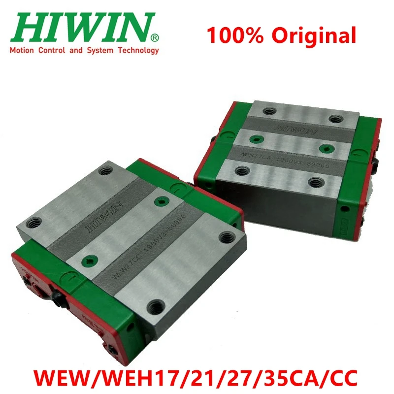 HIWIN Linear Block Carriage WEH17CA WEH21CA WEH27CA WEH35CA WEW17CC WEW21CC WEW27CC WEW35CC CNC Router Parts