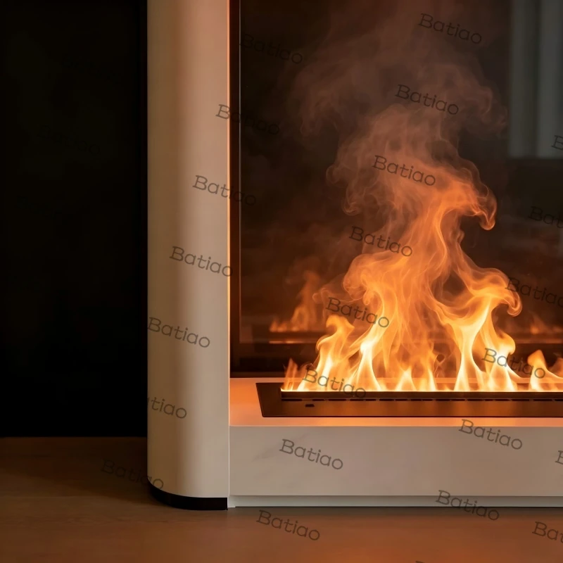 Flameless Water Vapor Fireplace Simulated Charcoal Effect grade fireplace Ultrasonic Humidifier flame ambient light Safe Design