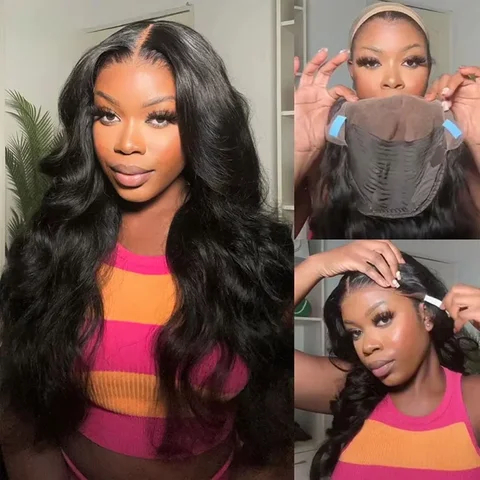 30 40 Inch 7x6 Glueless Lace Wig 13x6 HD Transparent Lace Frontal Wig Human Hair Body Wave Lace Front Wigs For Women 200 Density