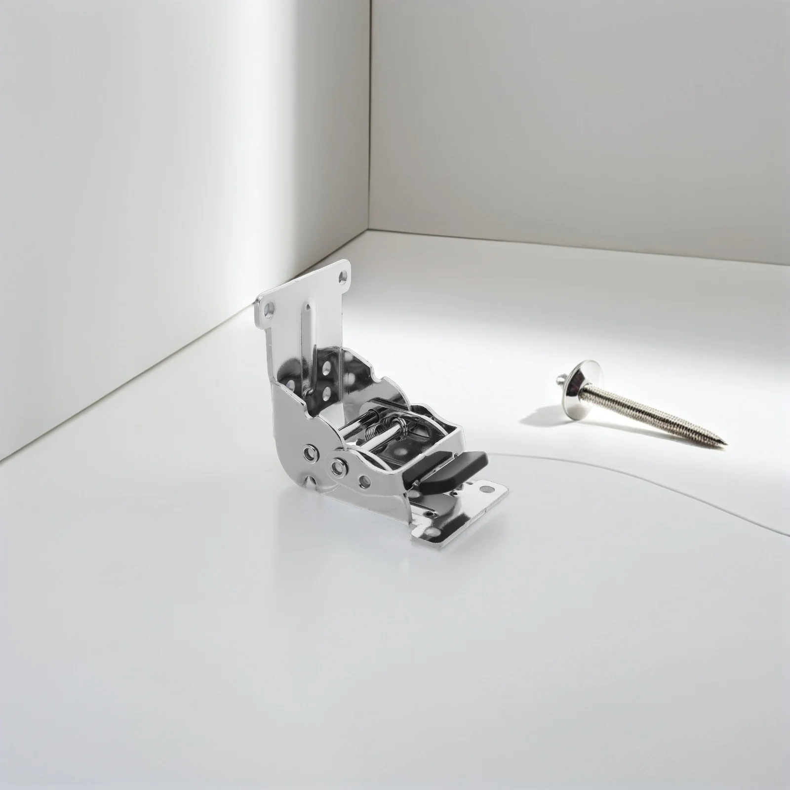 

2Pcs Folding Table Legs Bracket Self-Locking Heavy Duty Concealed Hinge 180 Degree Foldable Support for Furniture Bed Workbench