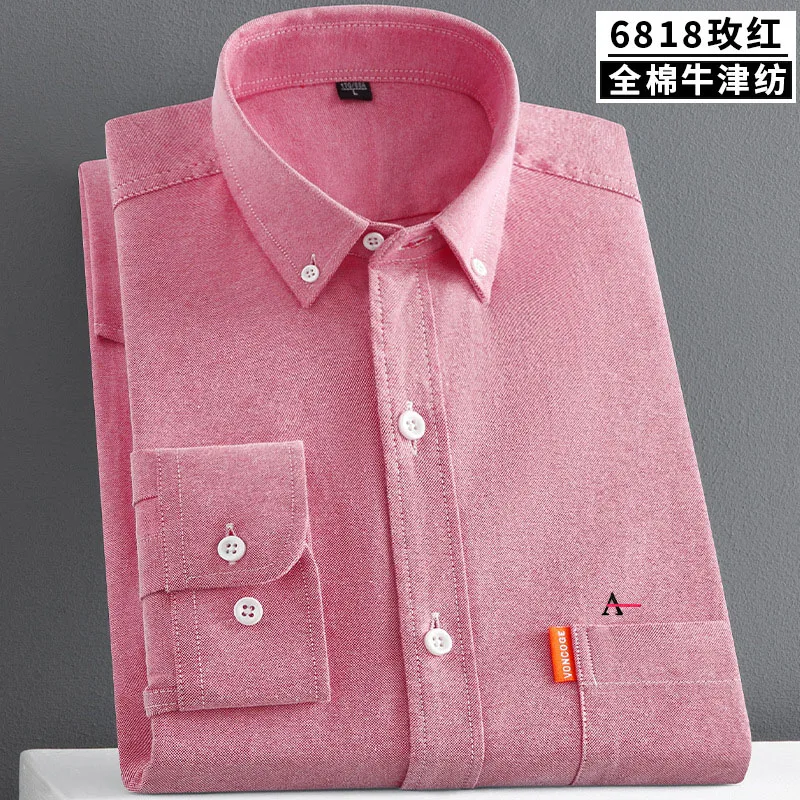 Camisa polo casual slim fit masculina, top de manga comprida masculina, moda primavera, 2023