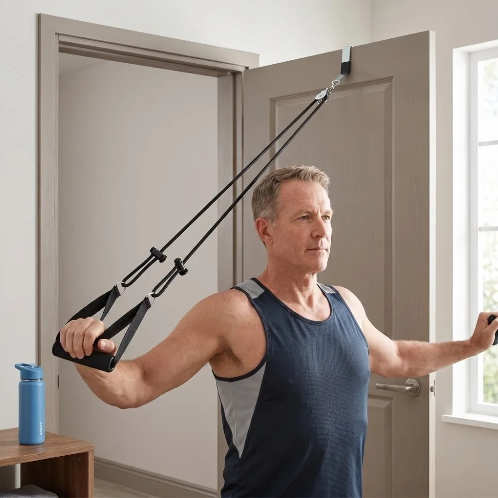 2M Shoulder Training Pulley Effective Portable Shoulder Exercise Tool Adjustable Lightweight Upper Limb Training Rope