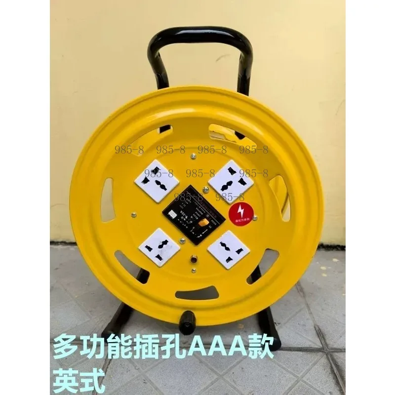 30/50M 1.5mm² Flame Retardant Extension Cable Reel, EU UK Standard Universal Socket Cable Drum Hot Sale Power Organizer