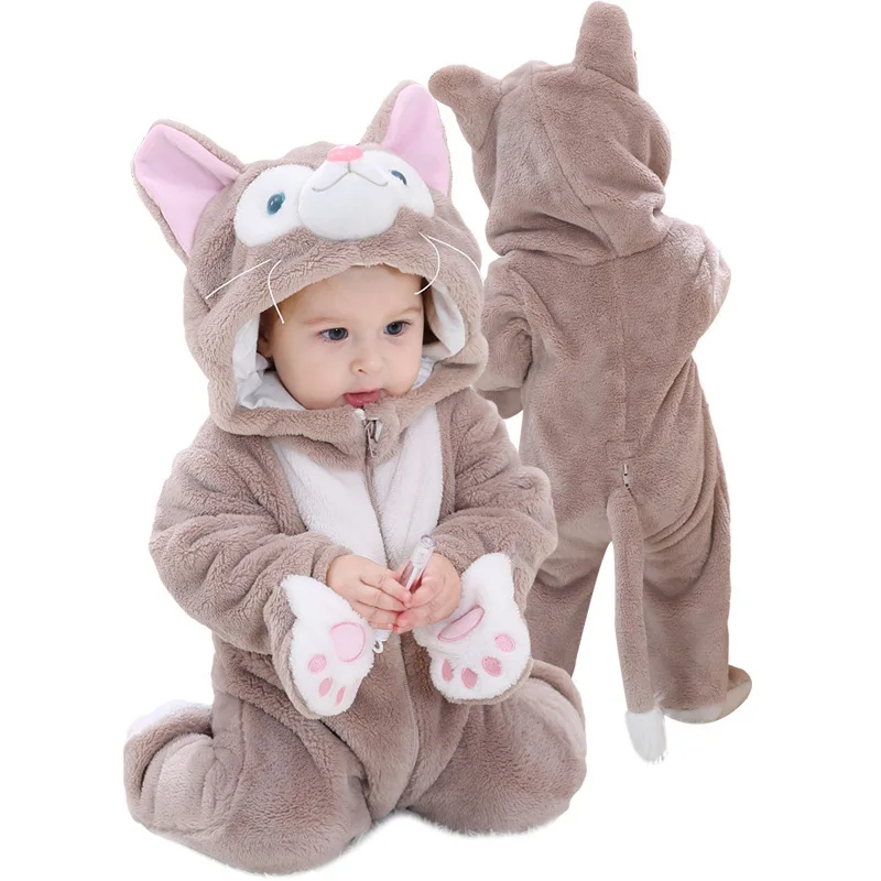 Baby Animal Jumpsuits Newborn Modeling Costume Walking Romper Winter Bear Series Boys Girls Body One-pieces Climb Suits Clothes