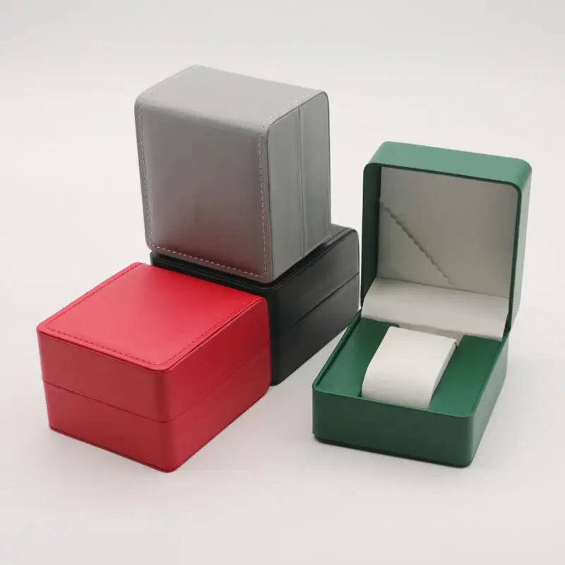 Fashion Watch Box Jewelry Box Case Bangle Bracelet Wrist Watch Jewelry Present Black Gift Box Square Storage Box