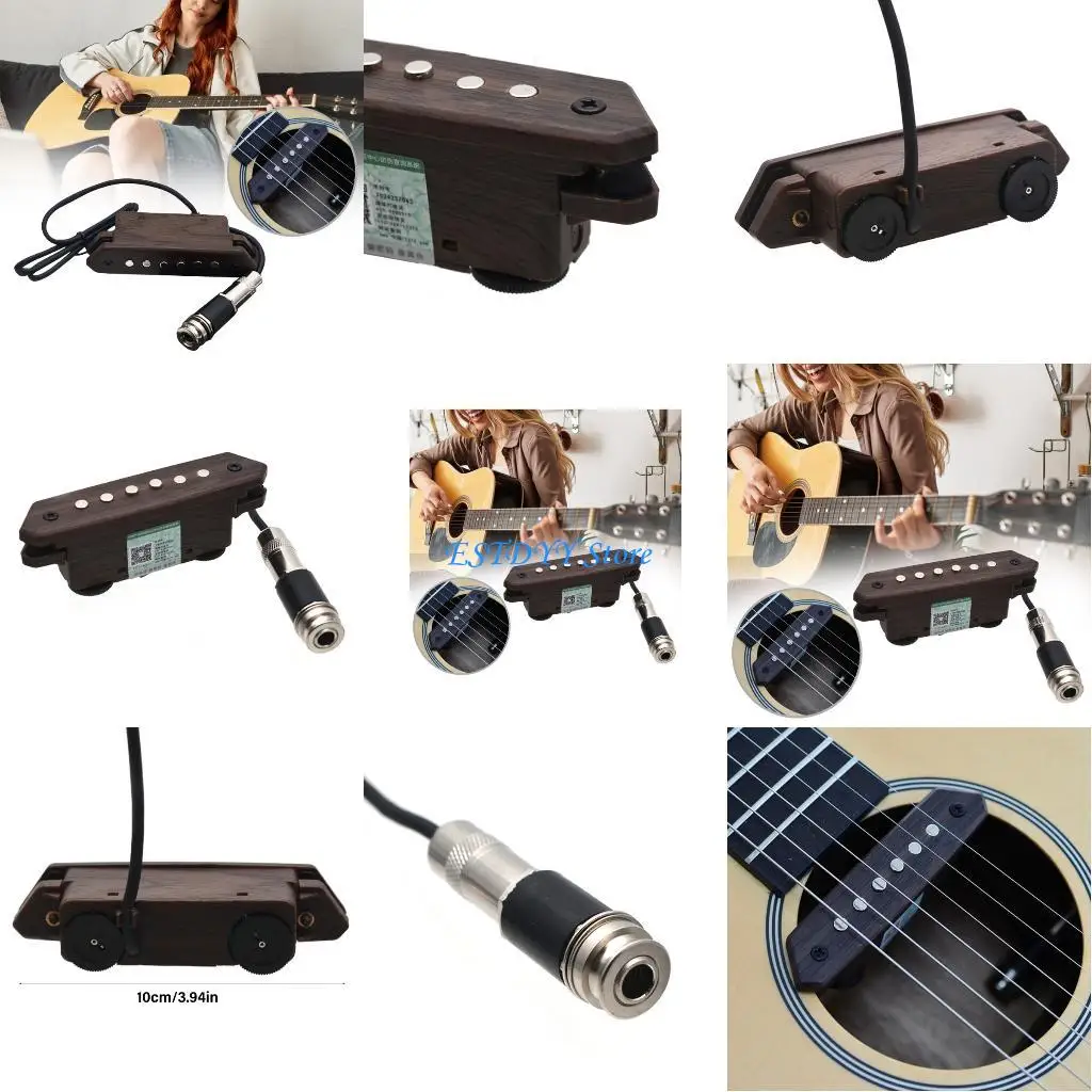 

G6DE Acoustic Guitar Pickup Sound Hole Pickup Humbucker Transducer