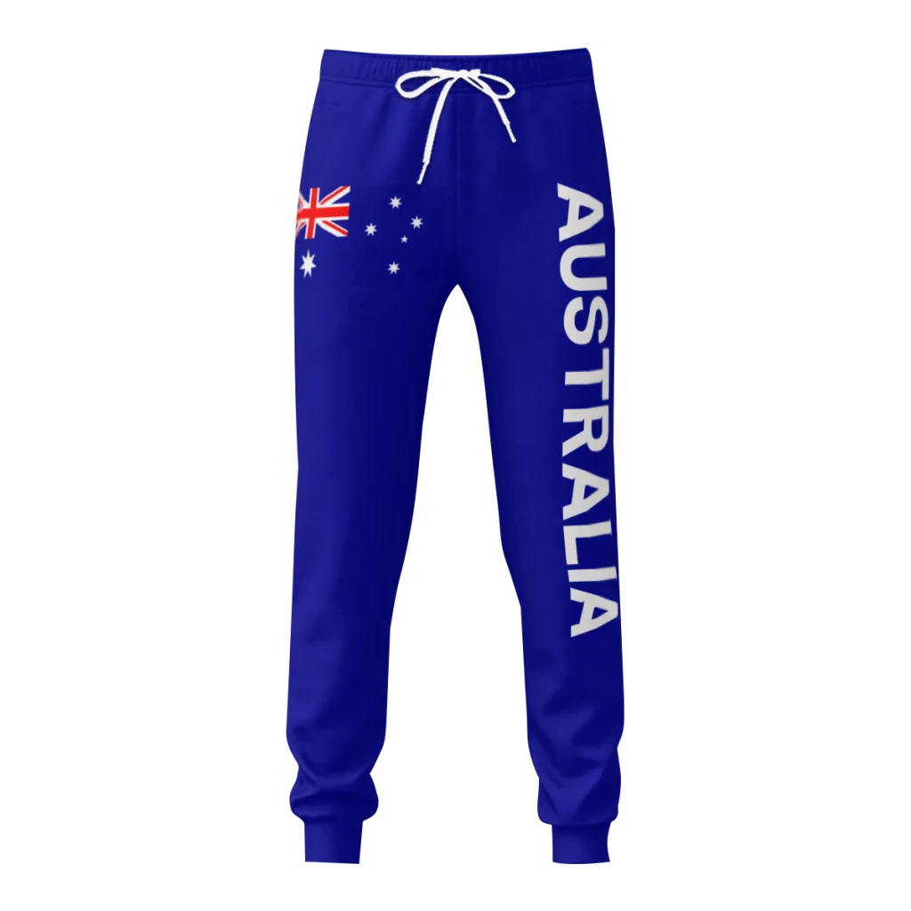 

Flag_of_Australia-4096x2048 Мужские спортивные штаны с карманами для бега для мужчин Спортивные повседневные спортивные штаны на шнурке