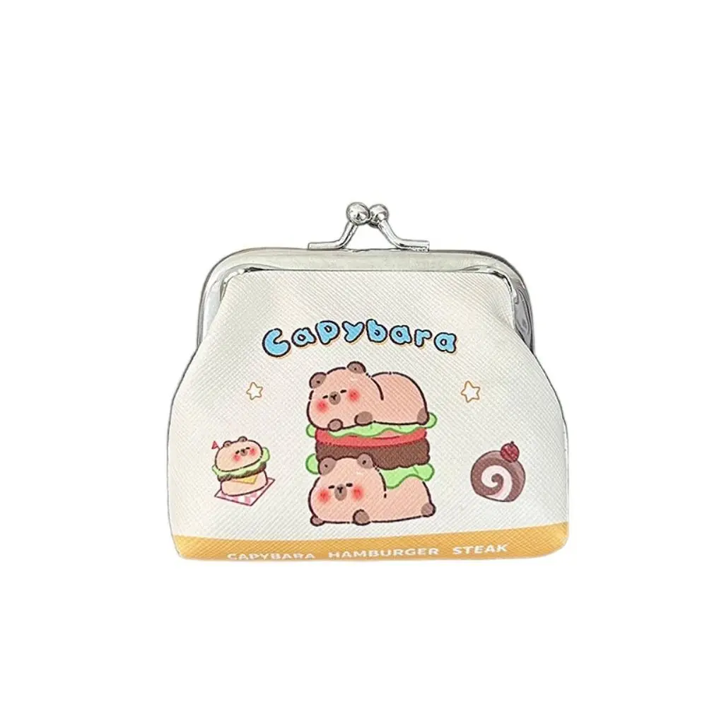 

Portable PU Capybara Cartoon Coin Purses Storage Bag Lightweight Kids Clutch Money Bags Mini Cute Money Bag