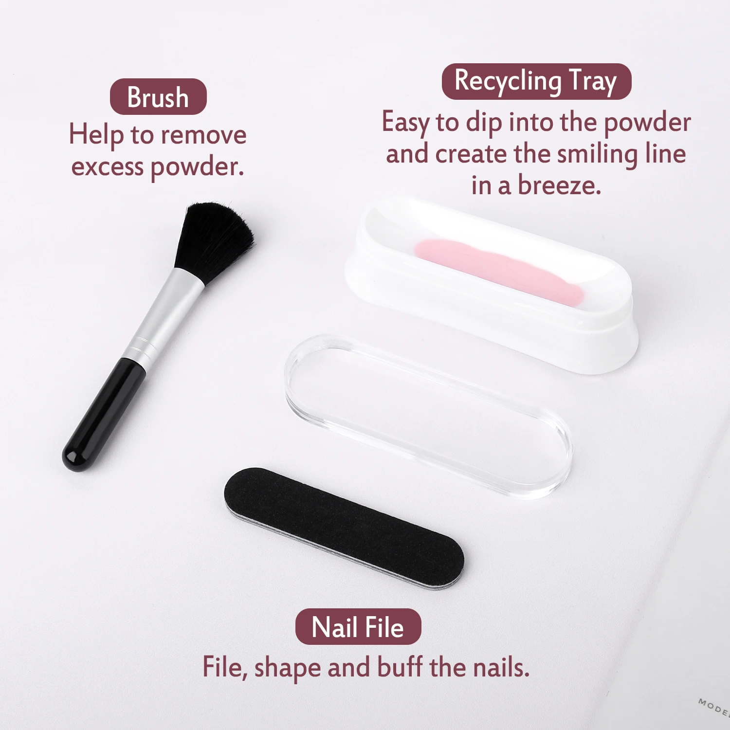 27点入りディップパウダーネイルキット、20種類のクリスマスカラー、ベースコート、トップコート、アクティベーター、マニキュアツール付きネイルアートサロン女性用ギフトセット