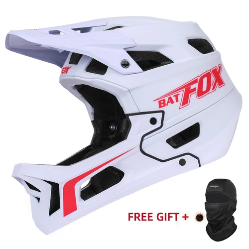 BATFOX MTB 풀 페이스 남성용 도로 자전거 헬멧, 스피드 헬멧, 성인용 모토크로스, 오프로드 안전 헬멧, 산악 자전거 헬멧