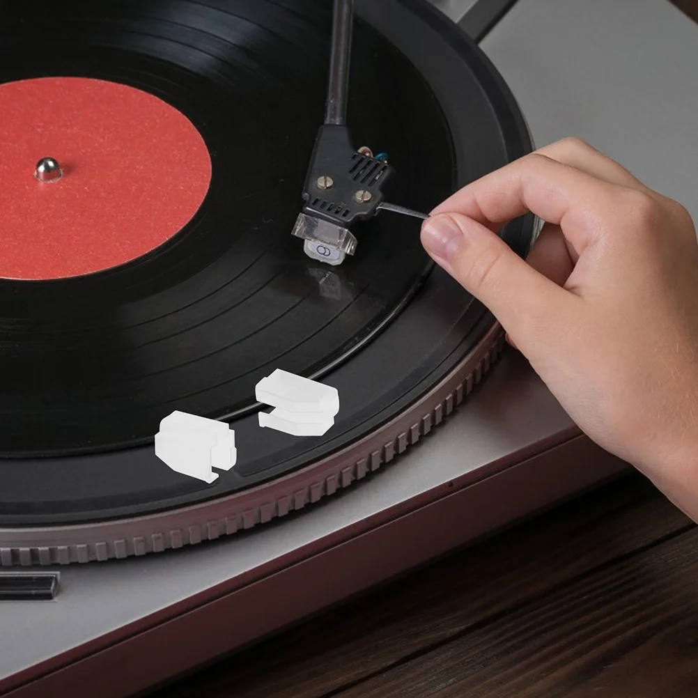 

4Pcs Record Player Needle Covers Replacement Durable Material Great Fit Reusable Design Stylish Appearance Easy Installation